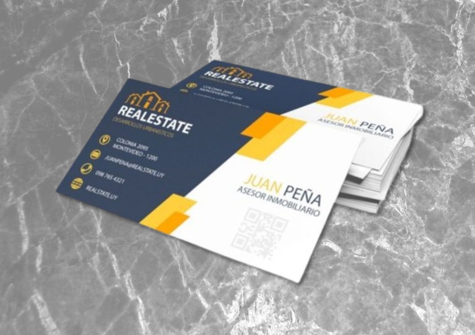 Tarjetas laminadas simple faz